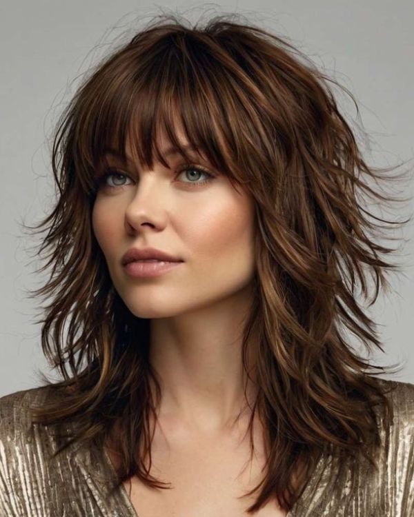 Classic Shaggy Hairstyle