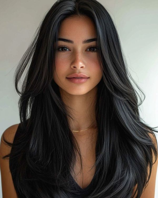 Long Black Hair