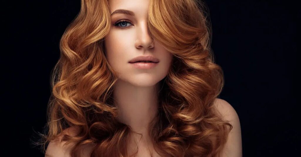 Long Hair Ideas of copper hair color