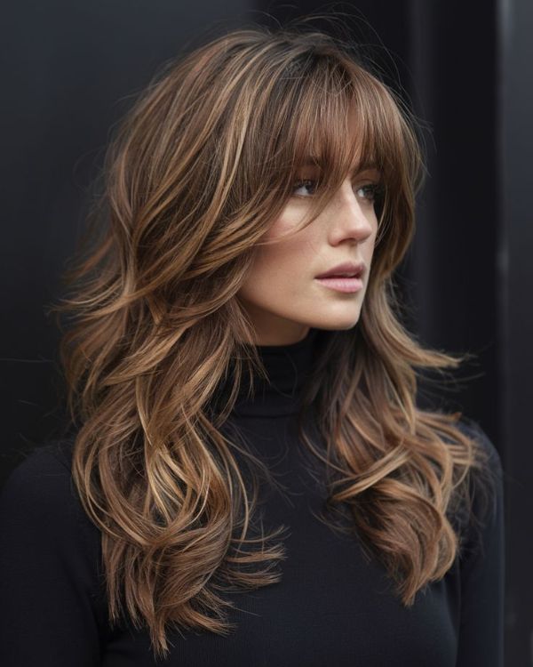 Long Shag Haircut Women