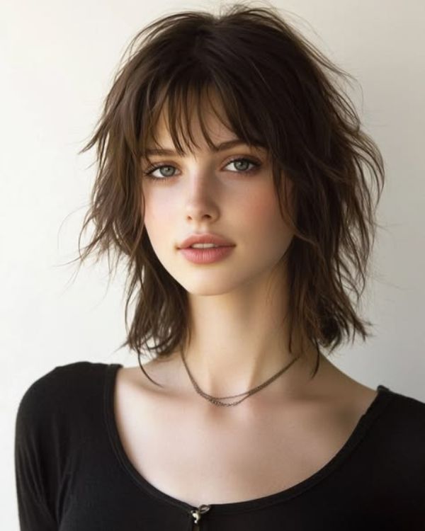 Medium Shaggy Hair