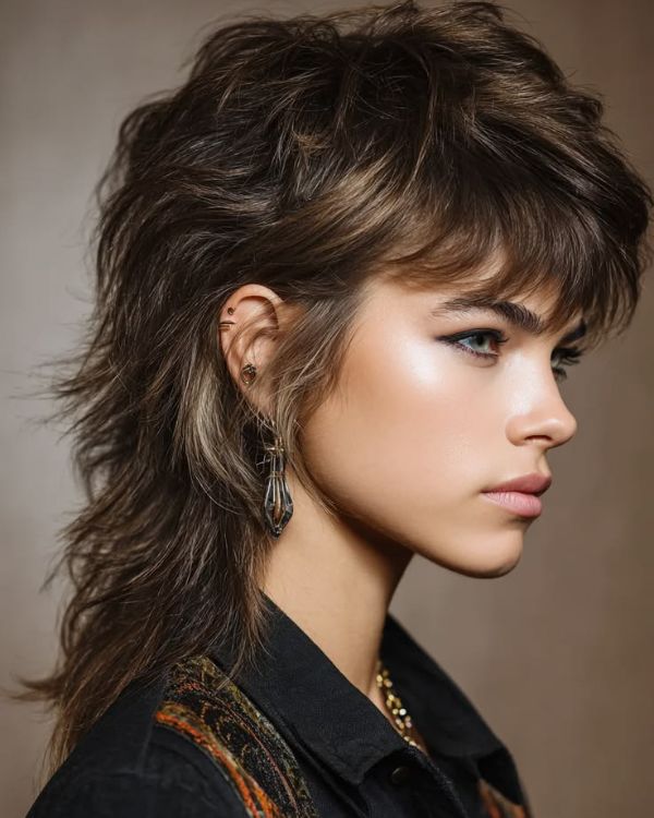 Messy Mullet with Texture