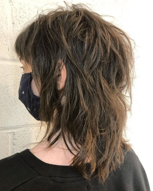 Modern Mullet From The Back