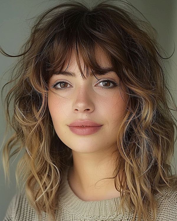 Shaggy Hair with Fringe