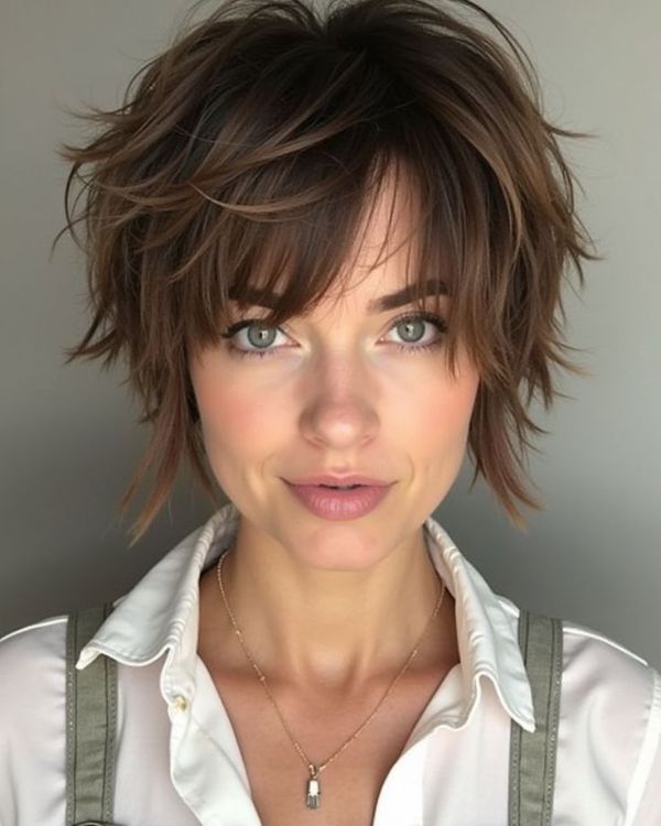 Short Shaggy Haircut