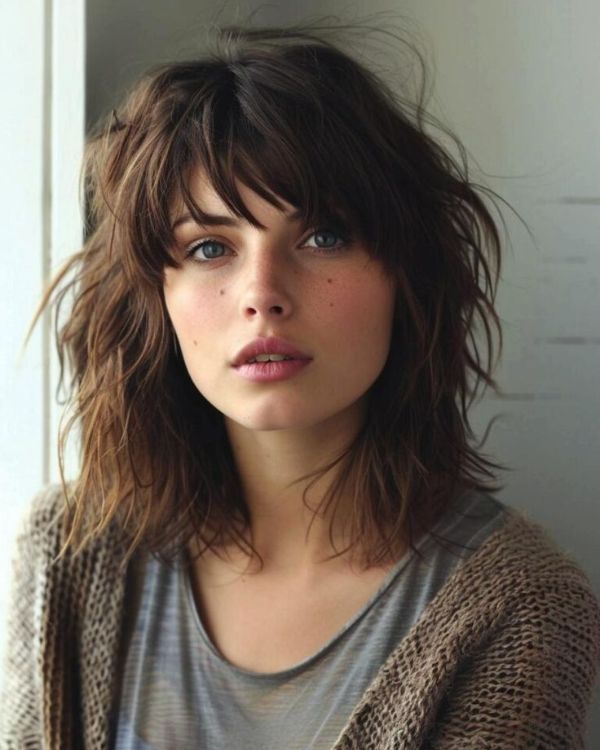 Textured Shaggy Haircut