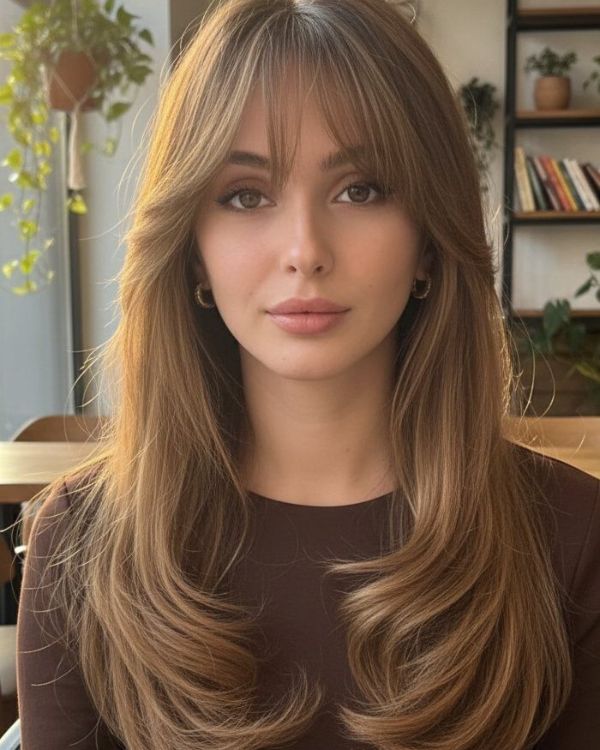 Women’s Haircuts Long Fringe