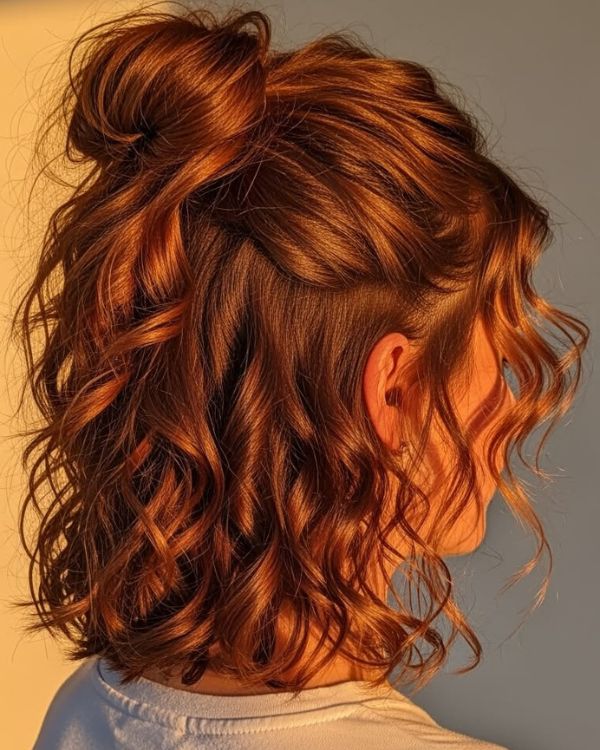 Brushed Back Curls
