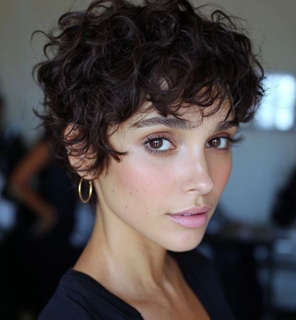 Curly pixie