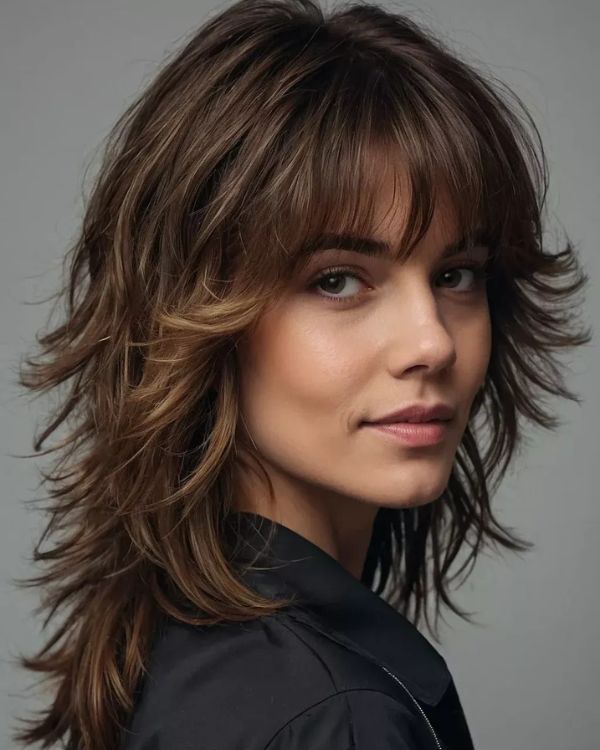 Layered Modern Mullet