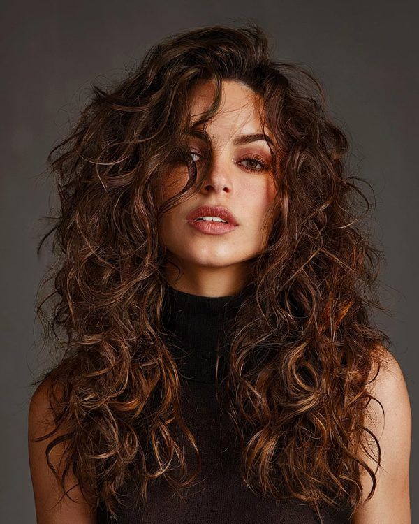 Long Messy Curls