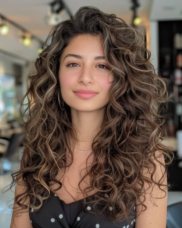 Messy Curly Hair Fade