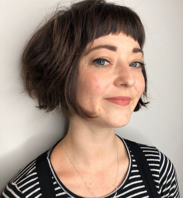 Micro-Bangs Bob