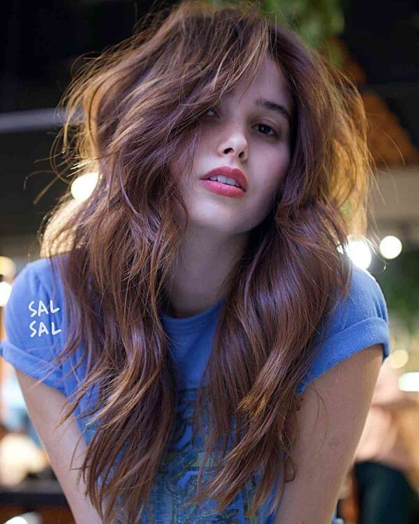 Messy Long Hair