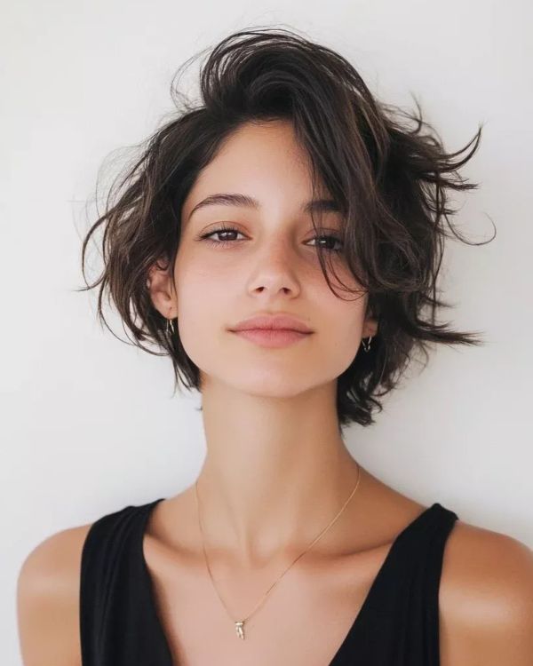 Messy Short Hair