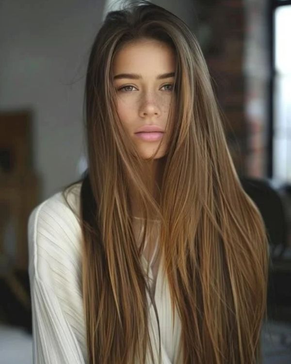 Long, Straight Hair