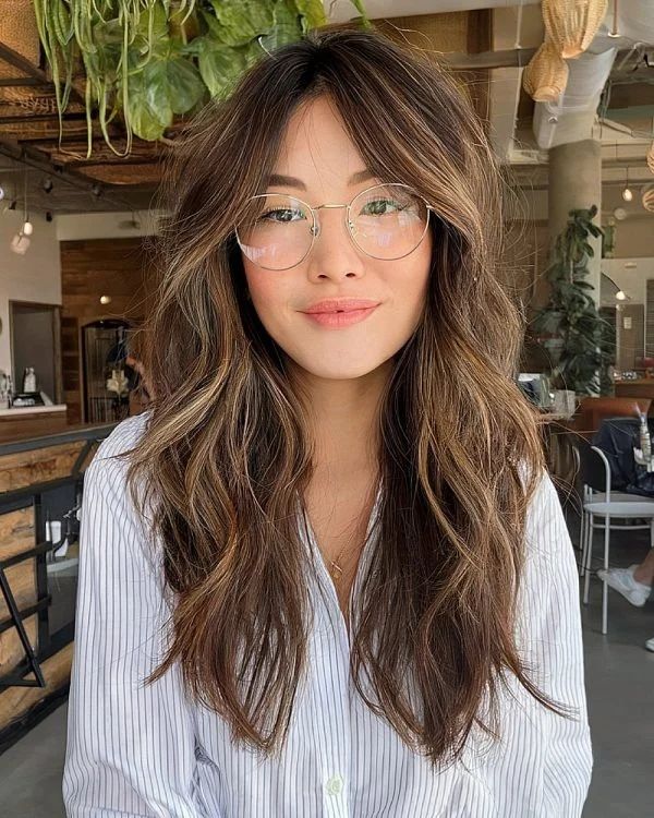 long wavy hair